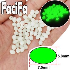 소프트 루어 물고기 눈 낚시 구슬 혼합 색상 빛나는 장비 키트 태클, 1개, 1. luminous