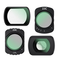 JJC 磁吸式 DJI 大疆 CPL 偏光鏡 VND 減光鏡 1/4 黑柔濾鏡 廣角鏡 F-DP3K4WA 適用於 Pocket 3, 1套