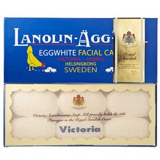 빅토리아 오리지널 스웨덴 에그팩 클렌징팩 지성용 트러블용 6개입 1개 GIFT BAG 1개, 50g