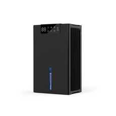 TRADER 智能除濕機 RX02-C 全屋除濕 淨化空氣 低噪節能 2.4L可視水箱, 黑色 RX02-B