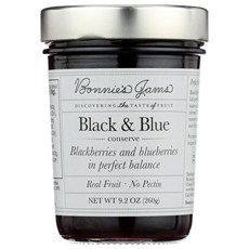 Bonnie's Jams 살구 오렌지 8.75온스, 검은 색과 파란색, 1개, 248g