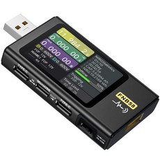 FNIRSI 전압테스터기 검전기 USB 테스터 4-28V 7A LCD A&C 전압 전류 전력 멀티미터 고속 충전 감지 트리거 용량 리플 측정 PD2.0/PD3.0 QC2.0/Q, FNB58 without Bluetooth