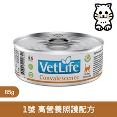 法米納處方罐貓罐85g 腸胃道處方 腎臟處方 磷酸銨鎂結石貓處方, 1個, 貓高營養照護配方,1罐