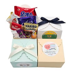 다다믐 작은다믐세트(스몰세트) 답례품 과자선물세트 간식 구디백 단체 소포장 설명회 독서 시험 국시 응원 축하 감사 기말 졸업 입학 발표회 수료식 졸업답례품 행사 교회, 1개