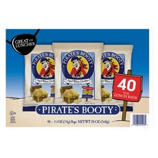 Pirates Booty Aged 화이트 체다 스낵, 14g, 40개