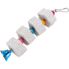 흰 새 부리 그라인딩 스톤 1개 씹는 장난감 앵무새 햄스터 및 기타 작은 동물 애완동물 용품용 147672, 흰 새 부리 그라인딩 스톤 1개, 씹는 장난감, 앵무새