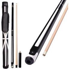 당구 가방 보관 큐집 지앤잉 풀 큐 스틱 저변경 샤프트 하드 케이스 및 확장 포함 테이블 18-21온스 10 211 512 75mm 팁