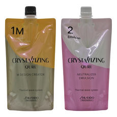 시세이도 크리스탈라이징 큘 1M (중손상모발) 디자인 크리에이터 엔 400g / 에멀전중화제, 1개