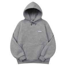 매장정품 어나더 아카이브 ANOTHER ARCHIVE 에센셜 시그니쳐 자수 후드티_그레이 TSH65200010 125577