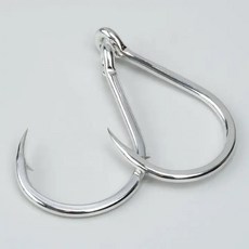 船釣耗材專賣 不鏽鋼電解鐵板鈎, 1個, 10