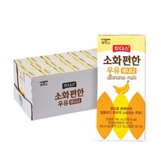 일동후디스 소화편한 바나나 멸균우유, 190ml, 24개