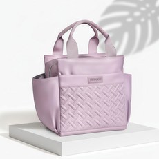 Curious Pony 보온 보냉가방 도시락 가방 보냉백, 1개, 퍼플