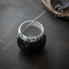 宜室茶話 仿古手繪竹子茶洗, 1個, 无现货 需要提前下单