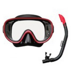 리프투어러 성인 마스크 스노클링 세트 RC-1117Q, BKMDR