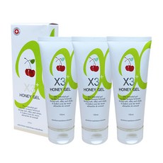X3+ 허니젤 120, 3개, 120ml