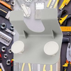 무타공 드라이기걸이 거치대 고정 부착식 스탠드 헬스장 화장대, 1개