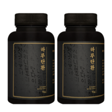 [공식몰] 하루탄환 블랙마카+아르기닌+야관문+아연 특허 남성활력제, 90g, 2개