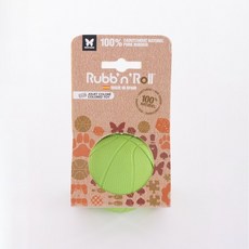 Martin 馬汀 棉繩咬咬蔬菜玩具 耐咬發聲玩具 咖啡木木條 寵物玩具, 1個, 【橡膠玩具球】綠色,缺貨自動換款式顏色 勿接受勿下單