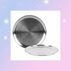 캠핑 아웃도어 원형 스텐 접시 식기 플레이트 앞접시 그릇 28cm, 1개, 상세페이지 참조, 상세페이지 참조