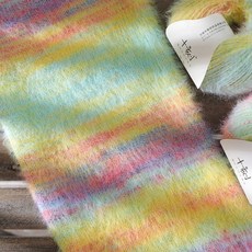 十刻 雪宝段染38%羊毛毛線，柔軟順滑單色自然過渡，舒適保暖寢具, 【新色】段染69七彩梦境 1团