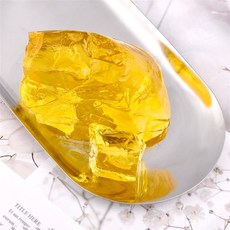 투명 실링 왁스100 그램/가방 젤리 왁스 Diy 양초 만들기 원료 투명 컬러 크리스탈 무연, 03 yellow, 1개