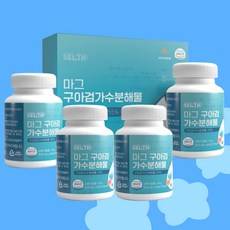 썬화이버 구아검 가수분해물 난소화성말토덱스트린 효능 구아콩 치커리뿌리, 4개, 90정