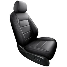 아우디 A6 아반트 4f C5 C6 C7 A4 B6 B8 B7 Q7 4L TT Mk1 Mk2 A3 8P A7 Q3 Q2L Q5 자동차 시트 커버 (맞춤, 01 인조 가죽, 01 사계절, 07 1PC-Black