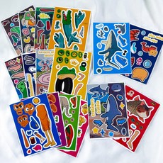 이탈리안 브레인롯 Italian brainrot 코디 스티커 16매 S0526