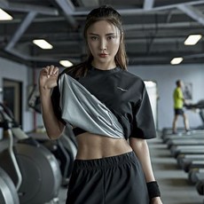 Jangsabu 女款健身短袖排汗衫