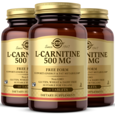 솔가 L-카르니틴 500mg 타블렛, 1세트, 180정