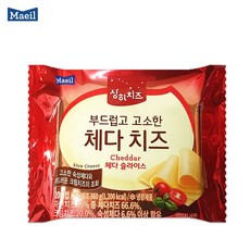 상하 부드럽고 고소한 체다치즈360g(20매입)x1팩/냉장, 360g, 1개