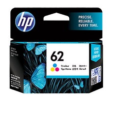 HP 62 彩色墨水匣，色彩鮮明，適用多款HP印表機, 1個