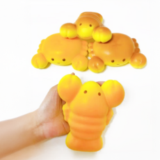 6000 퐁신 랍스터 킹크랩 빵 스퀴시, 랜덤, 1개