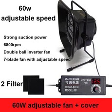 DUCT 연기 보온케이싱 연통 30W 50W 60W 가변 속도 솔더 흡수기 ESD 추출기 팬 파이프 덕트 배기 2M 욕조 환기, 1개
