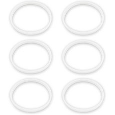 고무 개스킷 교체 도장 화이트 O링 닌자 착즙기 믹서기 컵 교체 부품 씰 BL770 소형 6 팩, 한개옵션1, 0 CHINA