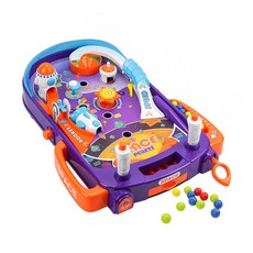 888玩具 桌上型太空漫遊聲光打彈珠台 (聲光趣味/手眼協調), 1個, 紫色