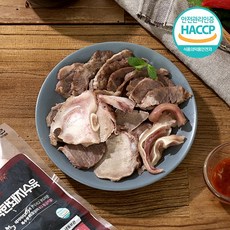 슬라이스 돼지 수육(머릿고기&뽈살) 150g 1인분 중량별