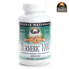 SOURCE NATURALS 薑黃錠 1000mg, 1個, 60入