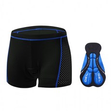 굿라이더 자전거 쿠션 팬츠(XXL) (블루), 1개, 상세페이지 참조