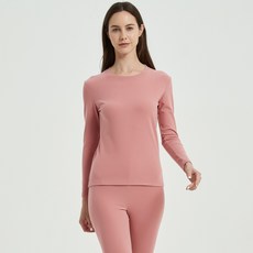 단색 양면 기모 여성 보온 속옷 가을 옷 바지 라운드 넥 속옷 베이스 셔츠 보온 세트 남성용