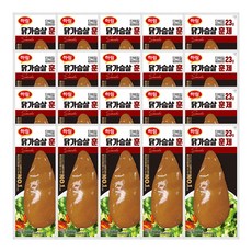 하림 닭가슴살 훈제, 100g, 20개
