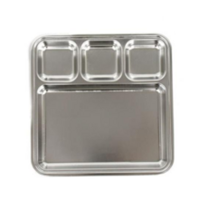 캠핑 bns 스텐 4칸 트레이 나눔접시 업소용/가정용/간식/돈까스/캠핑 79000EA 1EA, 본상품