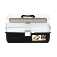 제사오스토어 미술도구 보관함 블랙 400x226x210 붓함 화구케이스 수납 이동식