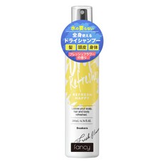 드라이 샴푸 200mL (물이 필요없는 샴푸) 전신용 신선한 플라워의 향기, 1개