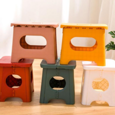 키밍 휴대용 폴딩 접이식 의자 스툴 캠핑 낚시 이동식, 옐로우, 대형_옐로우