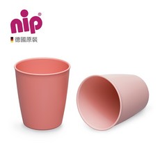 【NIP】德國製環保系列兒童餐杯-綠/藍/粉，德國製造環保材質，輕巧好握，安全無毒, 粉, 1個, 250ml