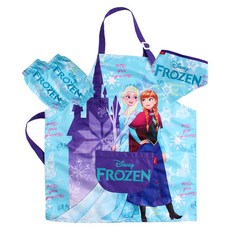 SNC 디즈니 앞치마 두건 토시 세트 [겨울왕국], 디즈니 앞치마 세트-겨울왕국
