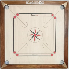 미스터까롬 Mr. Carrom 공인까롬세트 CARROM SET, CHROMA 62cm, 1개