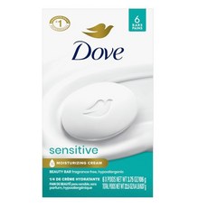 국내배송 도브 센서티브 모이스처라이징 비누 6개 1set, 106g, 6개입
