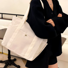 현우상점 기저귀 가방 숄더백 가벼운 에코백, 아이보리